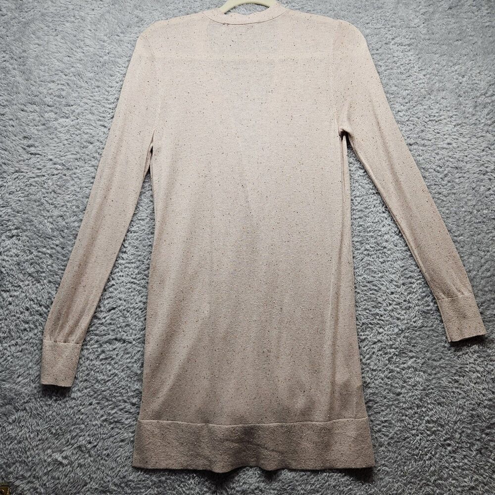 Loft Beige Tunic Cardigan Sweater Womens Size Small Buttons Lightweight Preppy - Picture 10 of 10